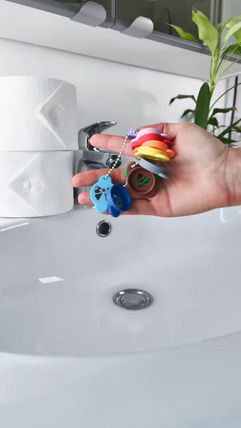 Bộ Dấu In Giấy Vệ Sinh 3D Độc Đáo Cho Không Gian Nhà Tắm - Image 11