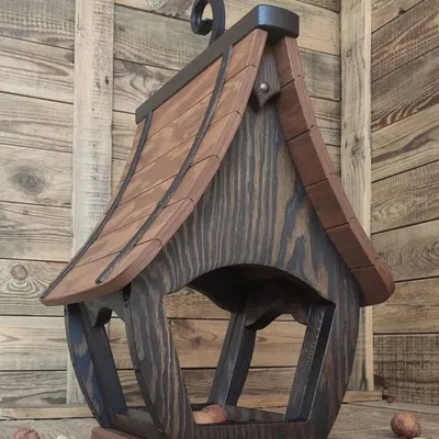 Rustic Birdhouse - Ngôi nhà gỗ nhỏ xinh cho chim in 3D