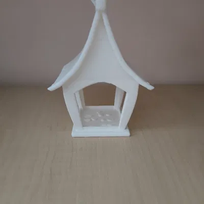 Rustic Birdhouse - Ngôi nhà gỗ nhỏ xinh cho chim in 3D