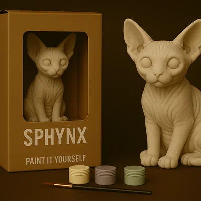 Sphynx – Mô Hình Tự Tô Màu