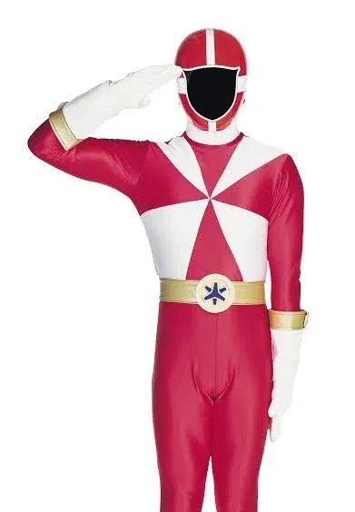 Mô hình 3D Red Lightspeed Ranger Dummy 13 cực chất cho fan siêu nhân - Image 1