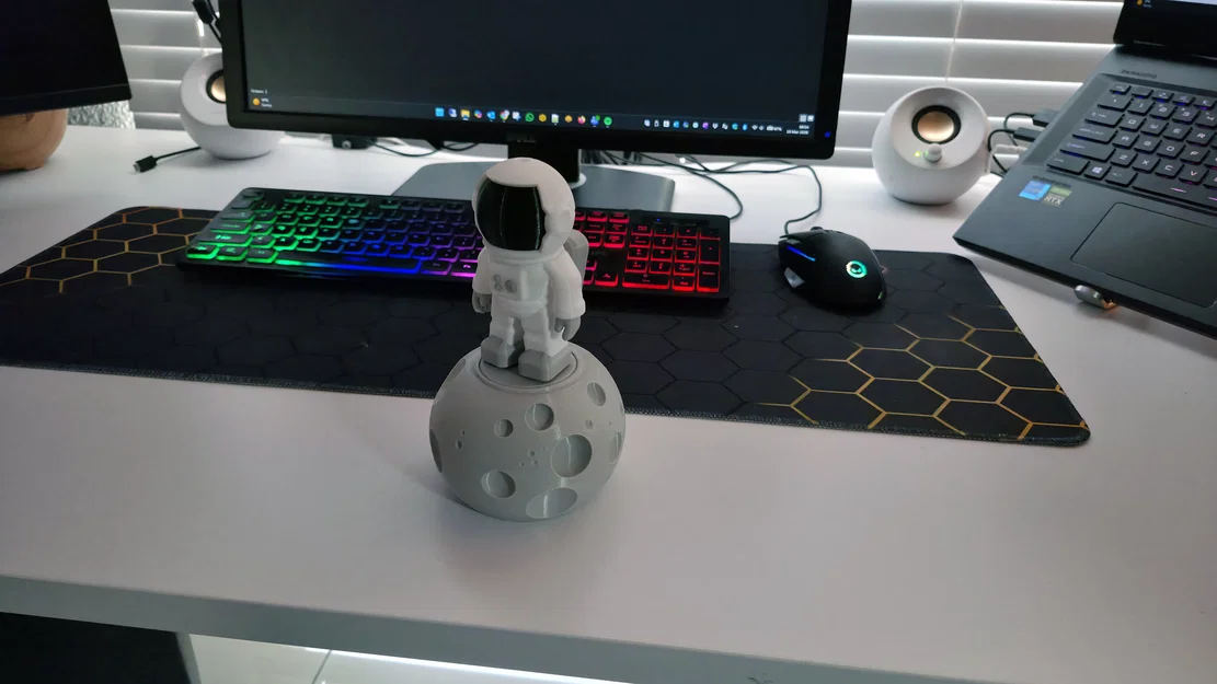 Astronaut Moon Box - Mô hình phi hành gia kết hợp hộp đựng đồ - Image 9