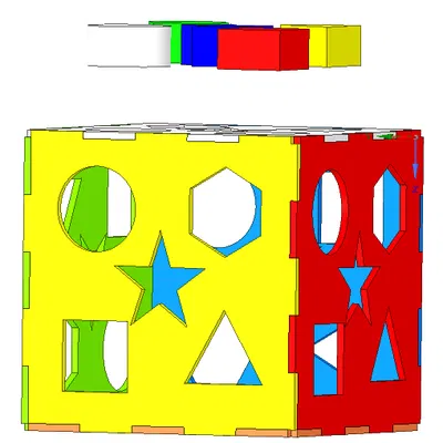 Mô hình đồ chơi xếp hình khối thông minh giúp bé rèn luyện kỹ năng