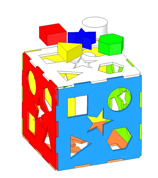 Mô hình đồ chơi xếp hình khối thông minh giúp bé rèn luyện kỹ năng - Image 3