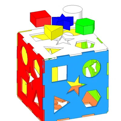 Mô hình đồ chơi xếp hình khối thông minh giúp bé rèn luyện kỹ năng