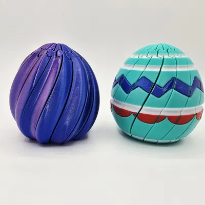 Đồ chơi fidget trứng Phục Sinh dạng xoắn