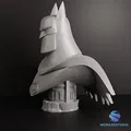 Mô hình Bust Batman phong cách hoạt hình – File STL + Hỗ trợ sẵn - Thumbnail 5