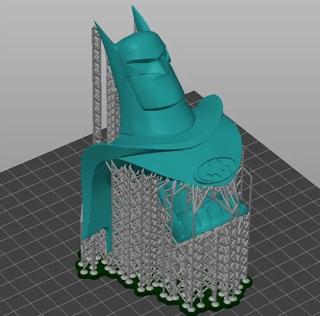 Mô hình Bust Batman phong cách hoạt hình – File STL + Hỗ trợ sẵn - Image 8