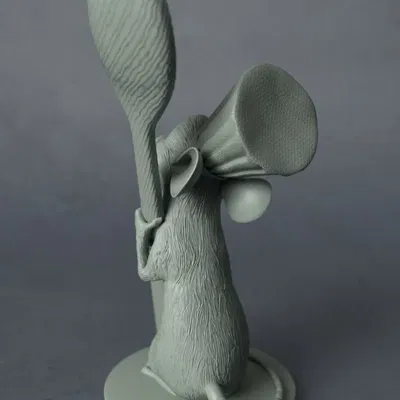 Mô hình 3D chú chuột đầu bếp Remy (Ratatouille) độc đáo