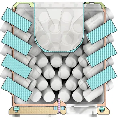 THE TOWER_v1.0 - Tháp xoay lưu trữ hộp ArtDot cho Diamond Painting