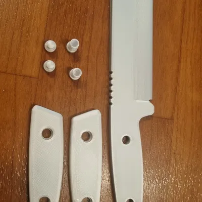 Mô hình dao sinh tồn TURQ GEAR - BEAR (Tỉ lệ 1:1) - File in 3D