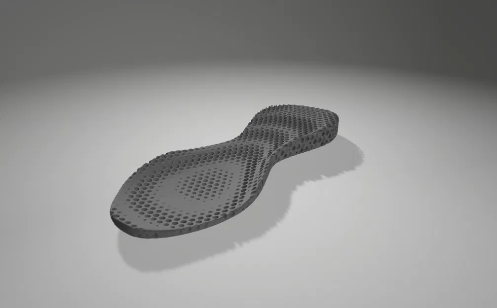 Mô hình đế giày 3D Midsole: Thiết kế cấu trúc lưới tối ưu - Image 1