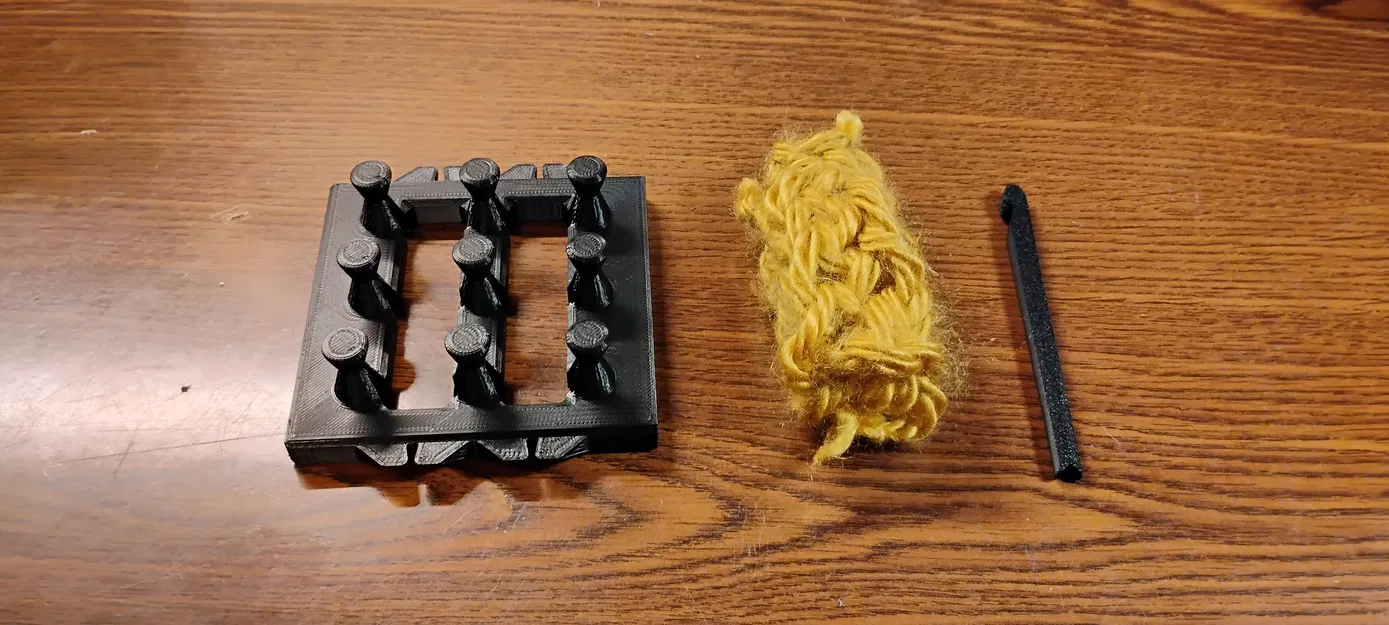 Khung dệt thử nghiệm đan móc 3D (Volumetric Knitting Test Loom) - Image 1