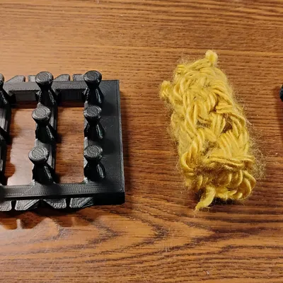 Khung dệt thử nghiệm đan móc 3D (Volumetric Knitting Test Loom)