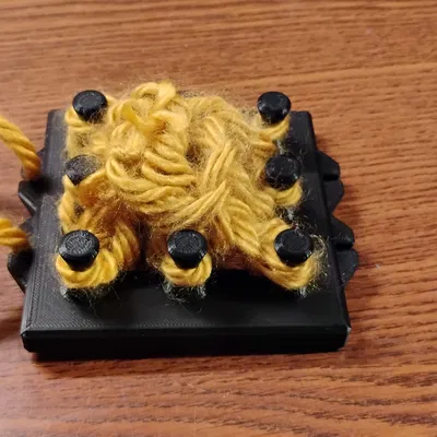 Khung dệt thử nghiệm đan móc 3D (Volumetric Knitting Test Loom)