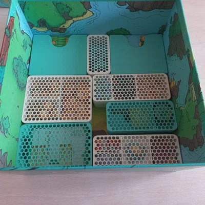 Bộ khay đựng (Insert) cho board game Six Sojourns
