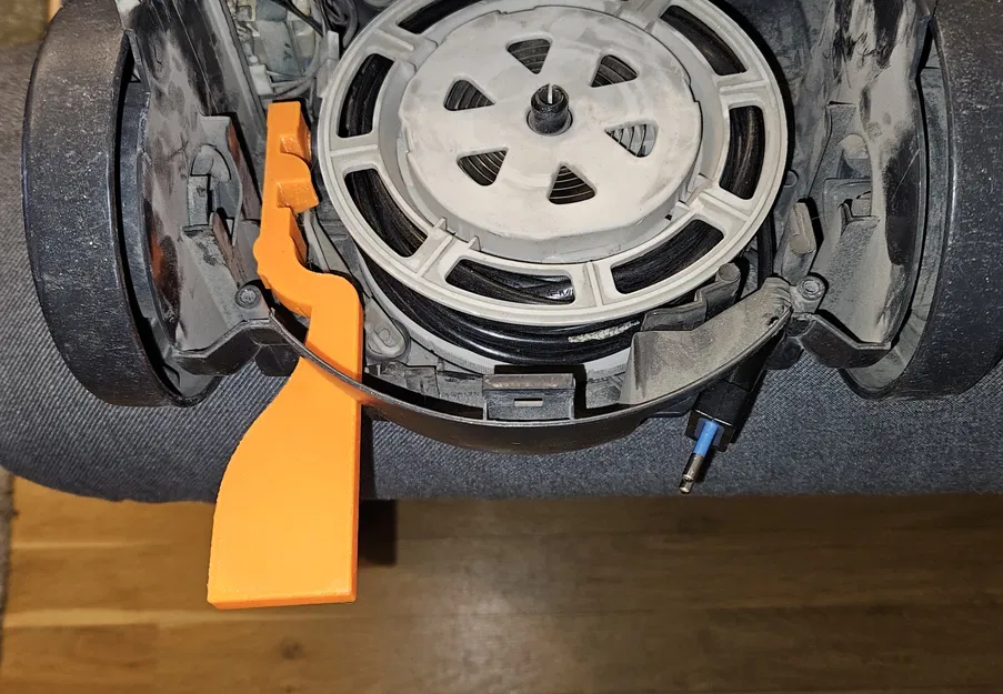 Tay gạt nhựa thay thế nút cuộn dây máy hút bụi LG Cyking 1800W - Image 1