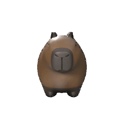 Mô hình đồ chơi động vật Capybara dễ thương cho bé [YAMSASO DESIGN]