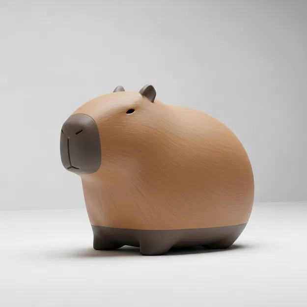 Mô hình đồ chơi động vật Capybara dễ thương cho bé [YAMSASO DESIGN] - Image 2
