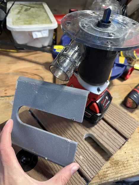 Khuôn soi lỗ luồn ống nước trên sàn gỗ (Router Jig) - Image 1