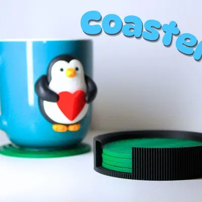 Bộ Đế Lót Ly Hiện Đại (Modern Coasters)