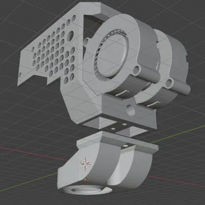 Creality CR-10 SE | Quạt làm mát linh kiện | Bản tùy chỉnh modular