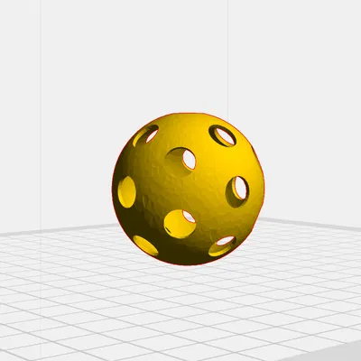 Tự in quả bóng Pickleball 3D - Thiết kế tiêu chuẩn, độ bền cao