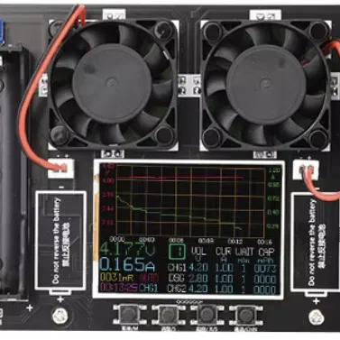 Khung bảo vệ 3D cho bộ kiểm tra dung lượng pin 18650 8 kênh ZK-x8