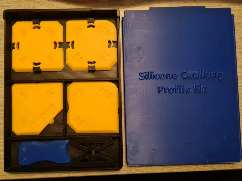 Hộp Đựng Dụng Cụ Trét Ron Silicone Profile Kit In 3D Tiện Lợi - Image 1