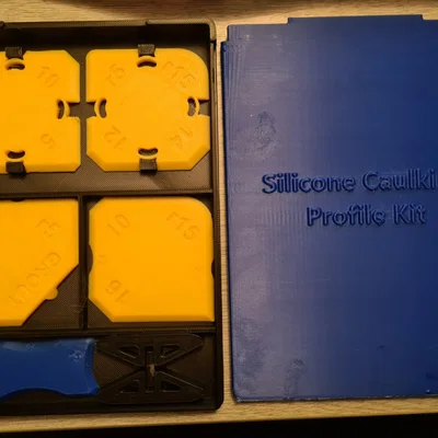 Hộp Đựng Dụng Cụ Trét Ron Silicone Profile Kit In 3D Tiện Lợi