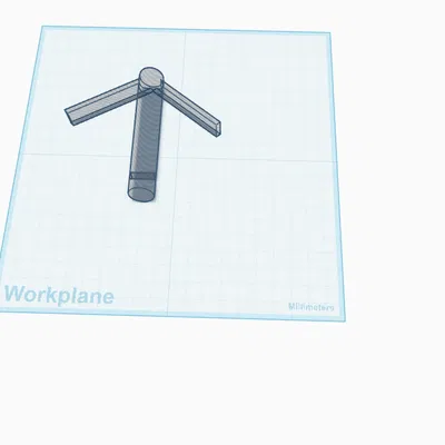 Mẫu in 3D móc leo Grappling Hook đơn giản, tùy biến linh hoạt