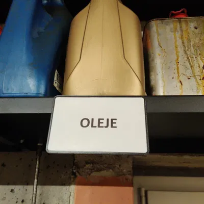 Bảng Gắn Nhãn Cho Kệ Sắt Brother 62x100 DK-11202 In 3D