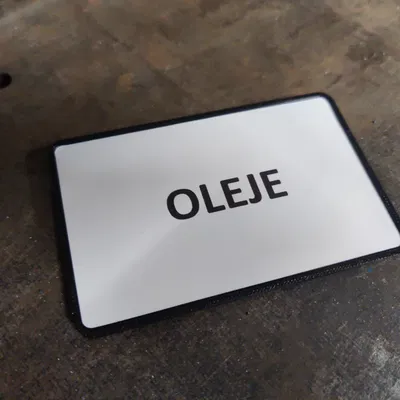 Bảng Gắn Nhãn Cho Kệ Sắt Brother 62x100 DK-11202 In 3D