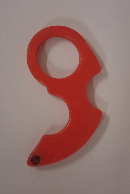 Móc khóa xoay giảm căng thẳng (Antistress Key Knife) in 3D - Image 1