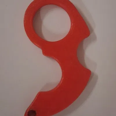 Móc khóa xoay giảm căng thẳng (Antistress Key Knife) in 3D