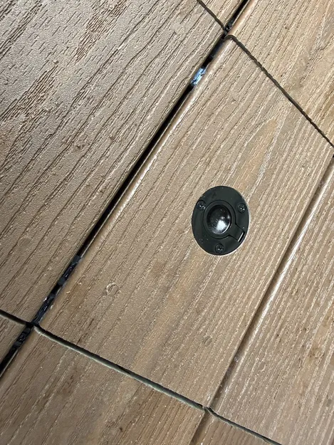 Khuôn phay âm vòng kéo trên ván sàn (Deck pull ring router template) - Image 1