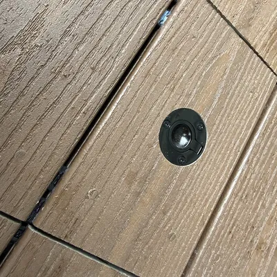 Khuôn phay âm vòng kéo trên ván sàn (Deck pull ring router template)