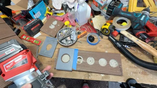 Khuôn phay âm vòng kéo trên ván sàn (Deck pull ring router template) - Image 3