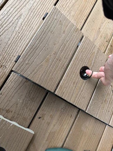 Khuôn phay âm vòng kéo trên ván sàn (Deck pull ring router template) - Image 4