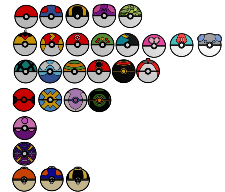 Bộ sưu tập đế lót ly Pokeball 3D cực chất cho fan Pokemon - Image 1