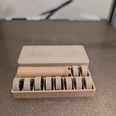 Astro Seals: Bộ 10 Dấu Sáp/Mực Hình Các Hành Tinh