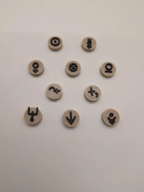 Astro Seals: Bộ 10 Dấu Sáp/Mực Hình Các Hành Tinh - Image 3