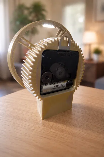 Rotating Face Clock: Đồng hồ cơ khí xoay tự in 3D độc đáo - Image 3