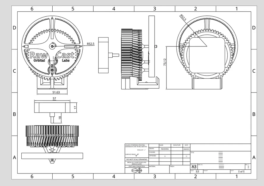 Rotating Face Clock: Đồng hồ cơ khí xoay tự in 3D độc đáo - Image 5