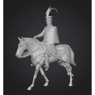 Mô hình 3D Kỵ binh Hungarian Hussar thế kỷ XV-XVI