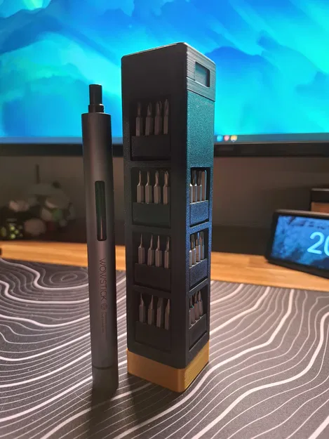 Hộp đựng Xiaomi Wowstick 1F+ có giá đỡ đầu bit - Image 1