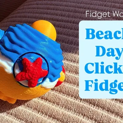 Fidget World I Đồ Chơi Fidget Bấm Tách Chủ Đề Bãi Biển