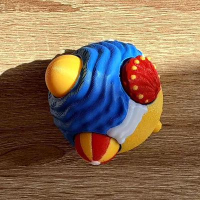 Fidget World I Đồ Chơi Fidget Bấm Tách Chủ Đề Bãi Biển