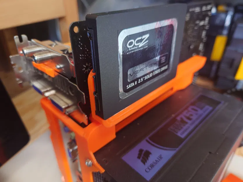 Ngàm Dovetail gắn 2 ổ cứng 2.5inch cho bộ PC Testbench đa năng - Image 2