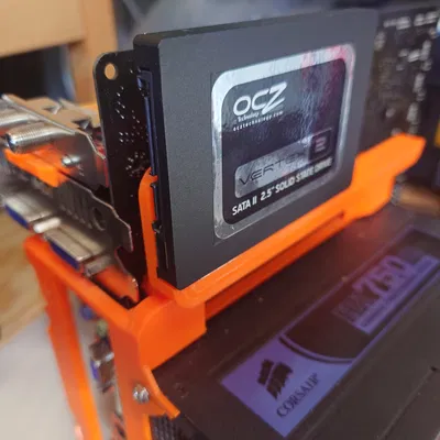 Ngàm Dovetail gắn 2 ổ cứng 2.5inch cho bộ PC Testbench đa năng